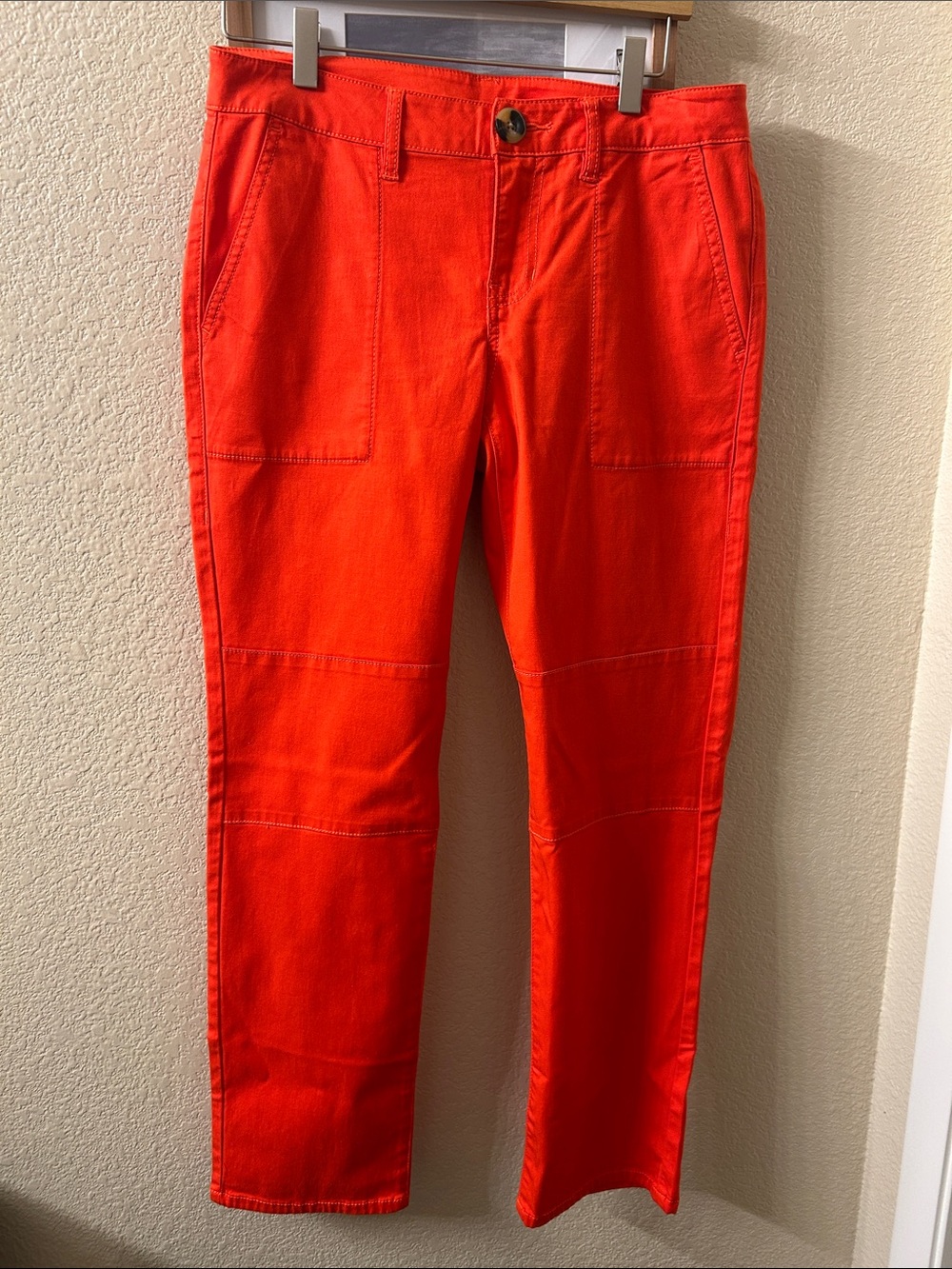 CAbi 6046 utility trousers bright Coral women’s size 4